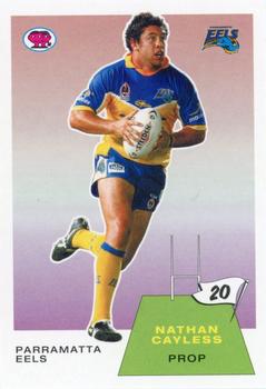 2003 Select Scanlens Retro NRL #20 Nathan Cayless Front